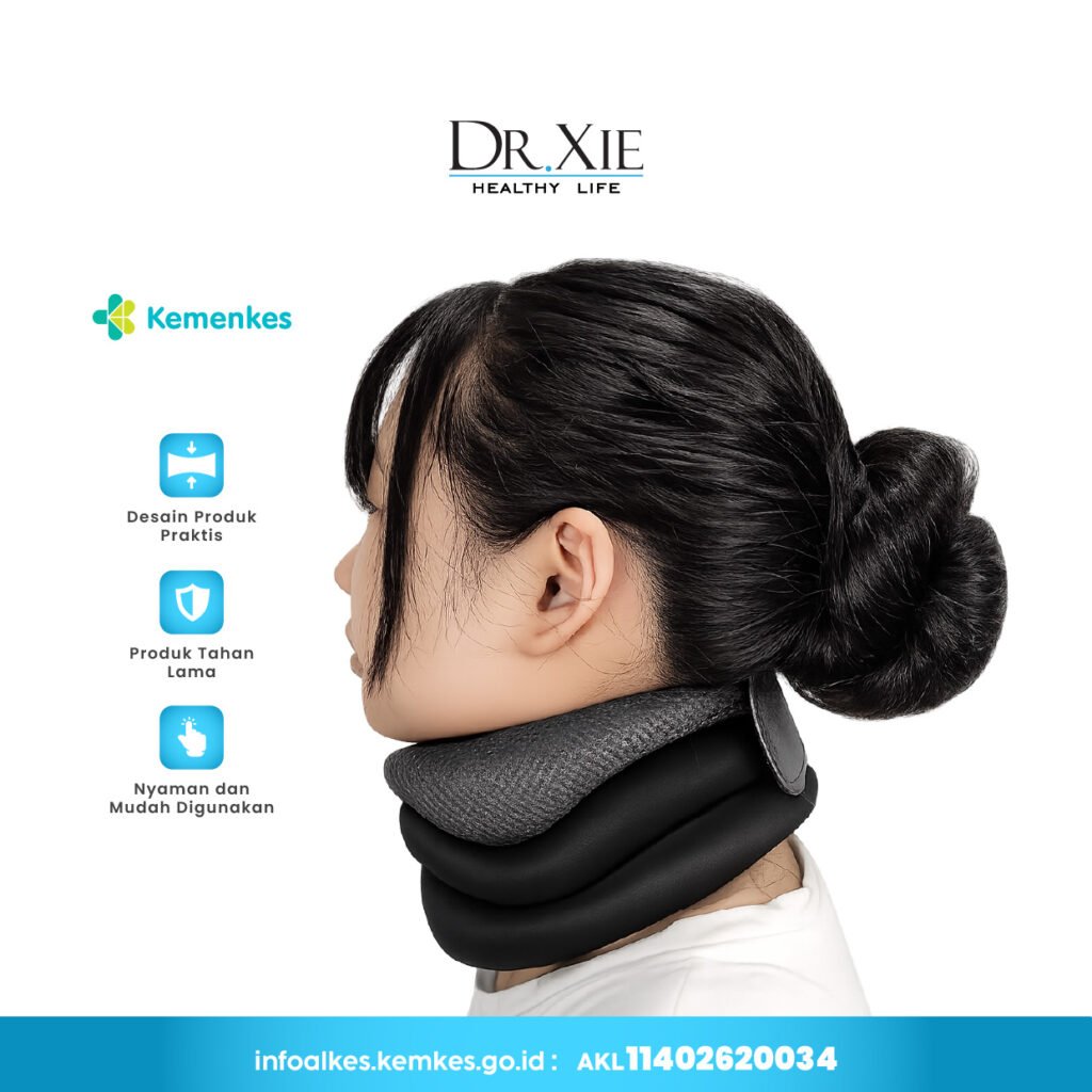 Penyangga Leher Neck Brace Adjustable untuk Dukungan Cervical Optimal